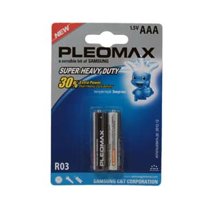 Батарейка PLEOMAX R03 (Samsung) (2 шт.)