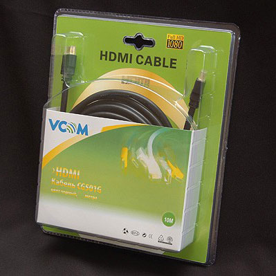 Кабель HDMI-HDMI VCOM CG501G 10м/72975